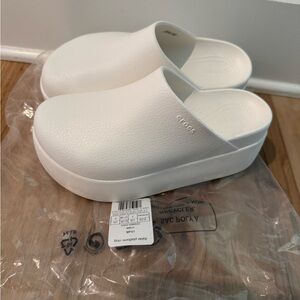 CROCS Dylan Platform Chalk